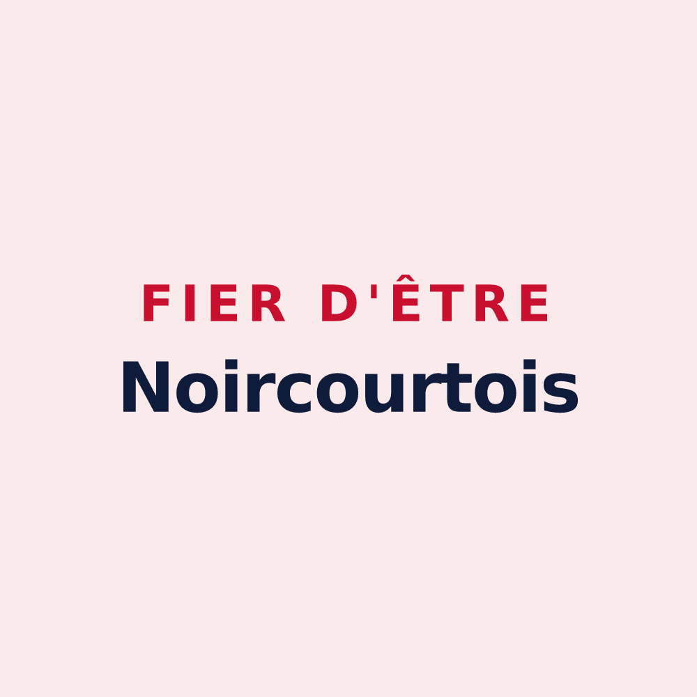Magnet « Fier d'être Noircourtois » — design pour Noircourt