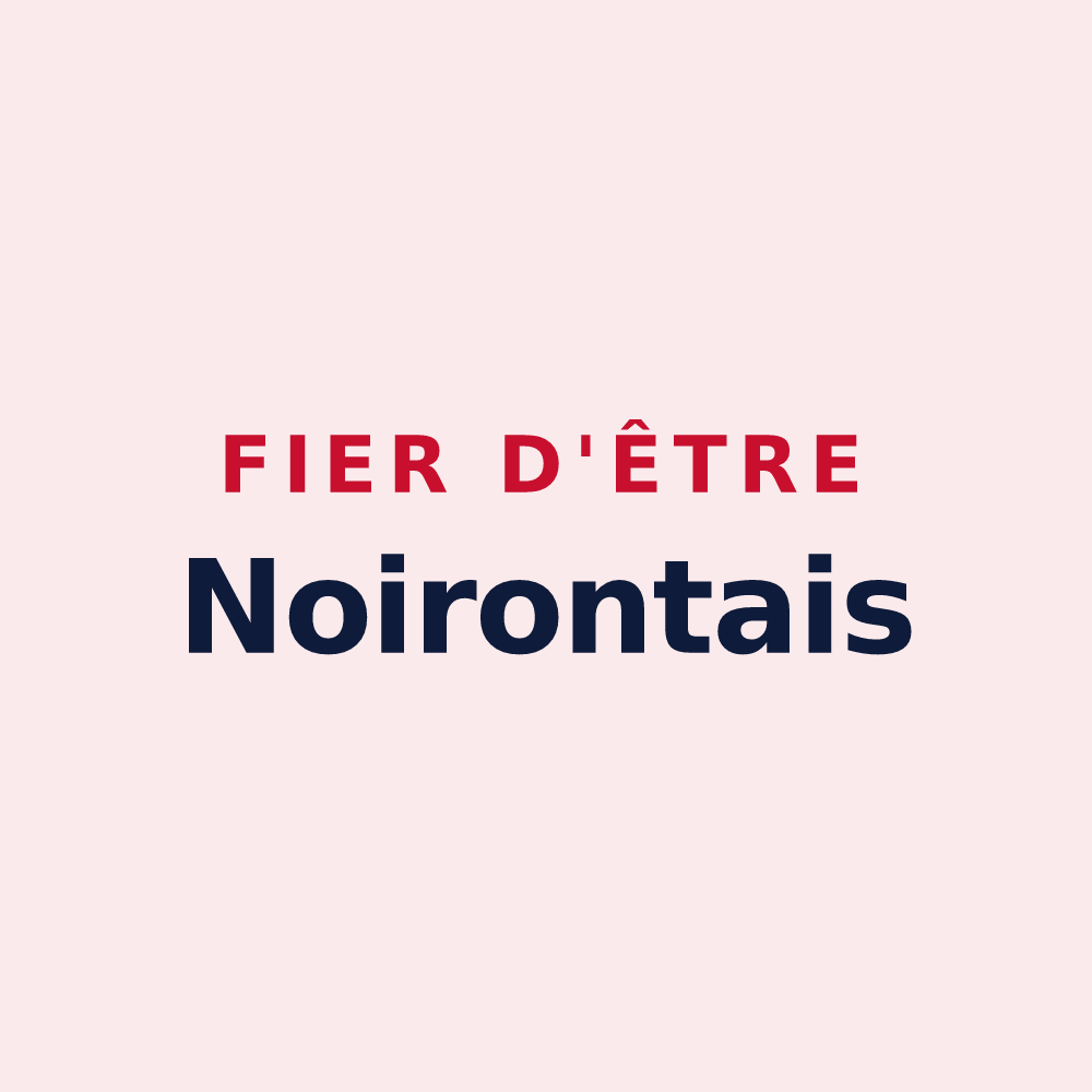 Magnet « Fier d'être Noirontais » — design pour Noironte