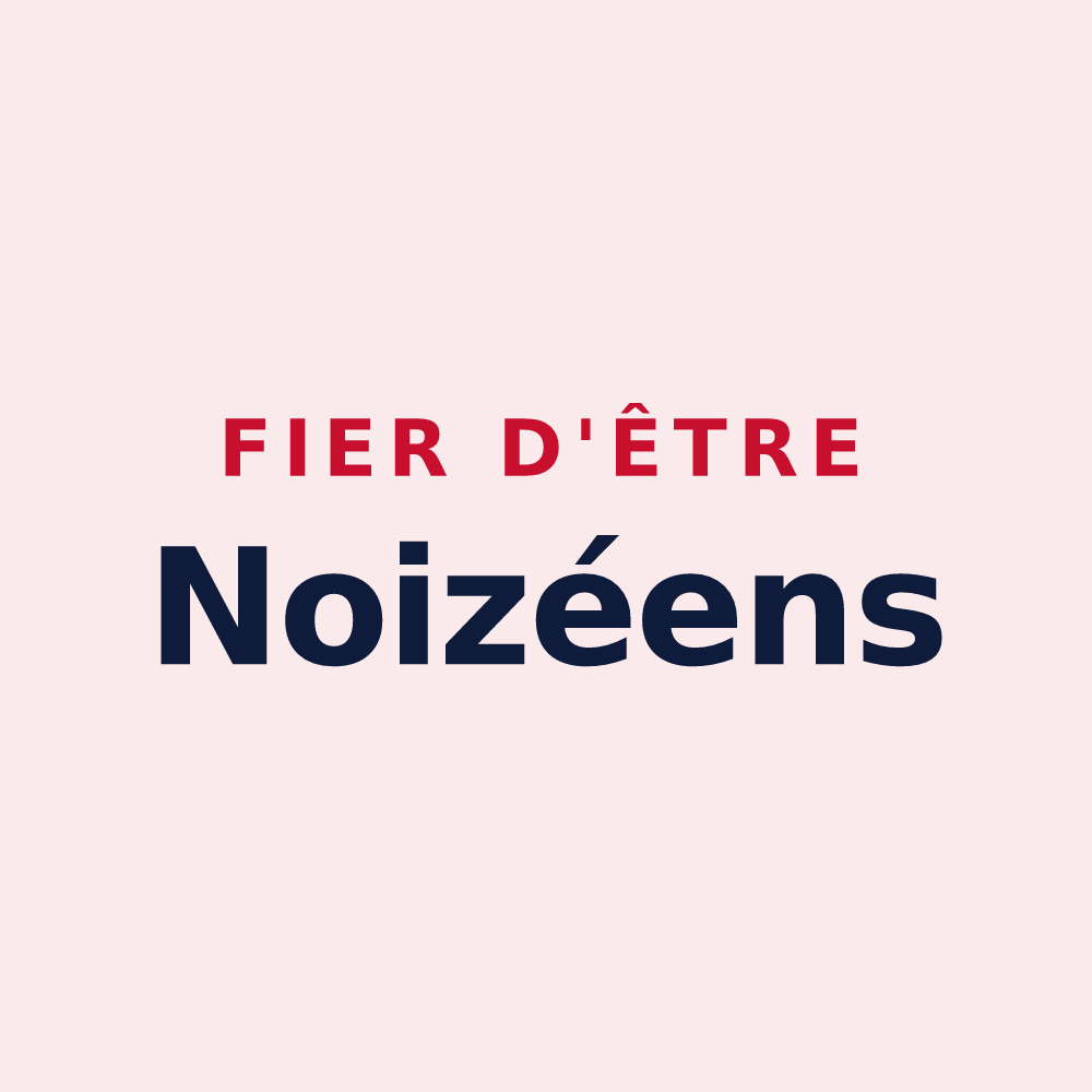 Magnet « Fier d'être Noizéens » — design pour Noizay