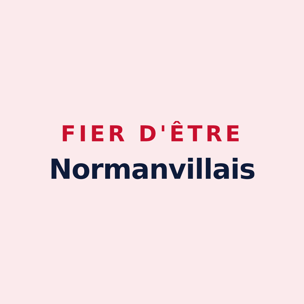 Magnet « Fier d'être Normanvillais » — design pour Normanville