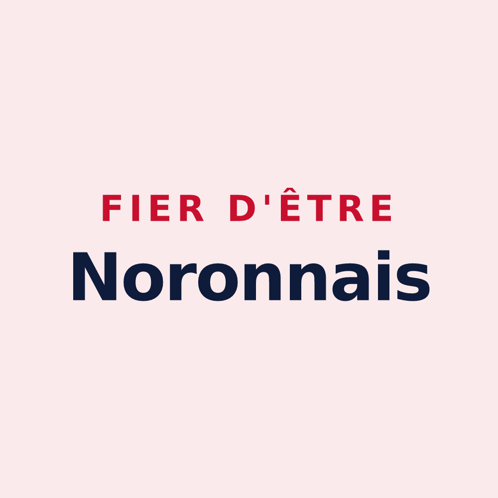 Magnet « Fier d'être Noronnais » — design pour Noron-la-Poterie