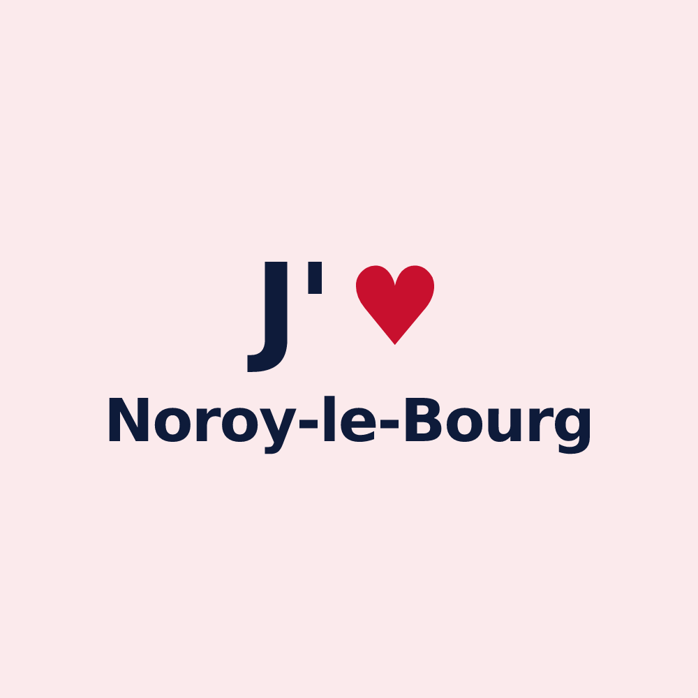 Magnet personnalisé Noroy-le-Bourg — design J'aime Noroy-le-Bourg