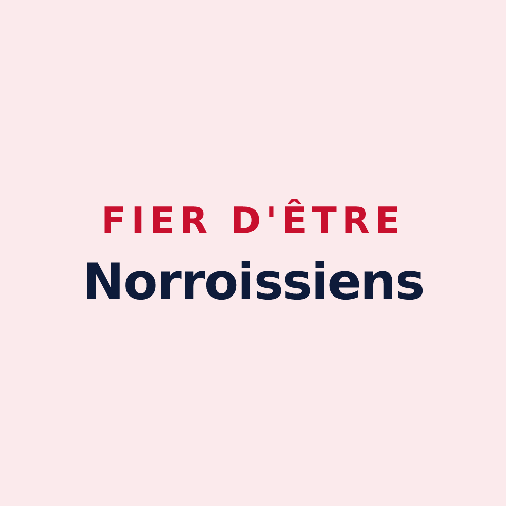 Magnet « Fier d'être Norroissiens » — design pour Norrois