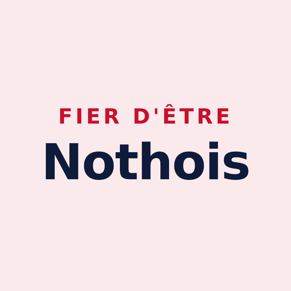 Magnet « Fier d'être Nothois » — design pour Noth