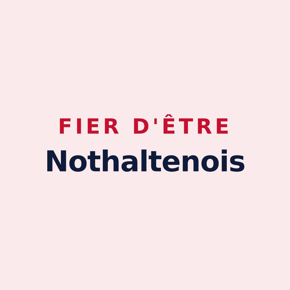 Magnet « Fier d'être Nothaltenois » — design pour Nothalten