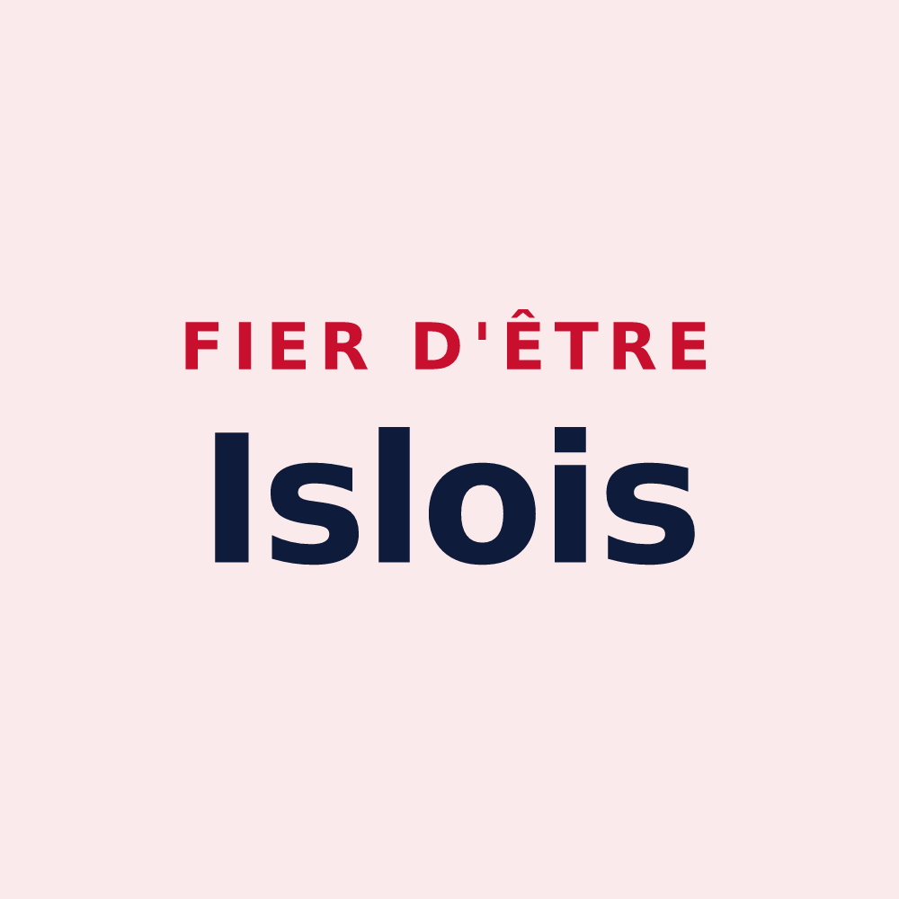 Magnet « Fier d'être Islois » — design pour Notre-Dame-de-l'Isle