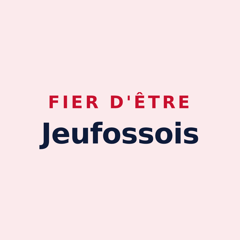 Magnet « Fier d'être Jeufossois » — design pour Notre-Dame-de-la-Mer