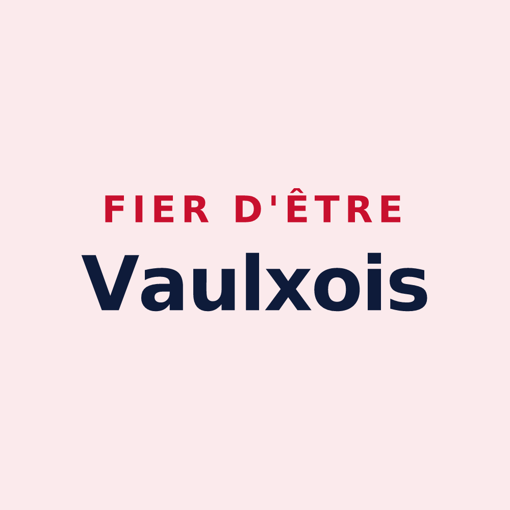 Magnet « Fier d'être Vaulxois » — design pour Notre-Dame-de-Vaulx