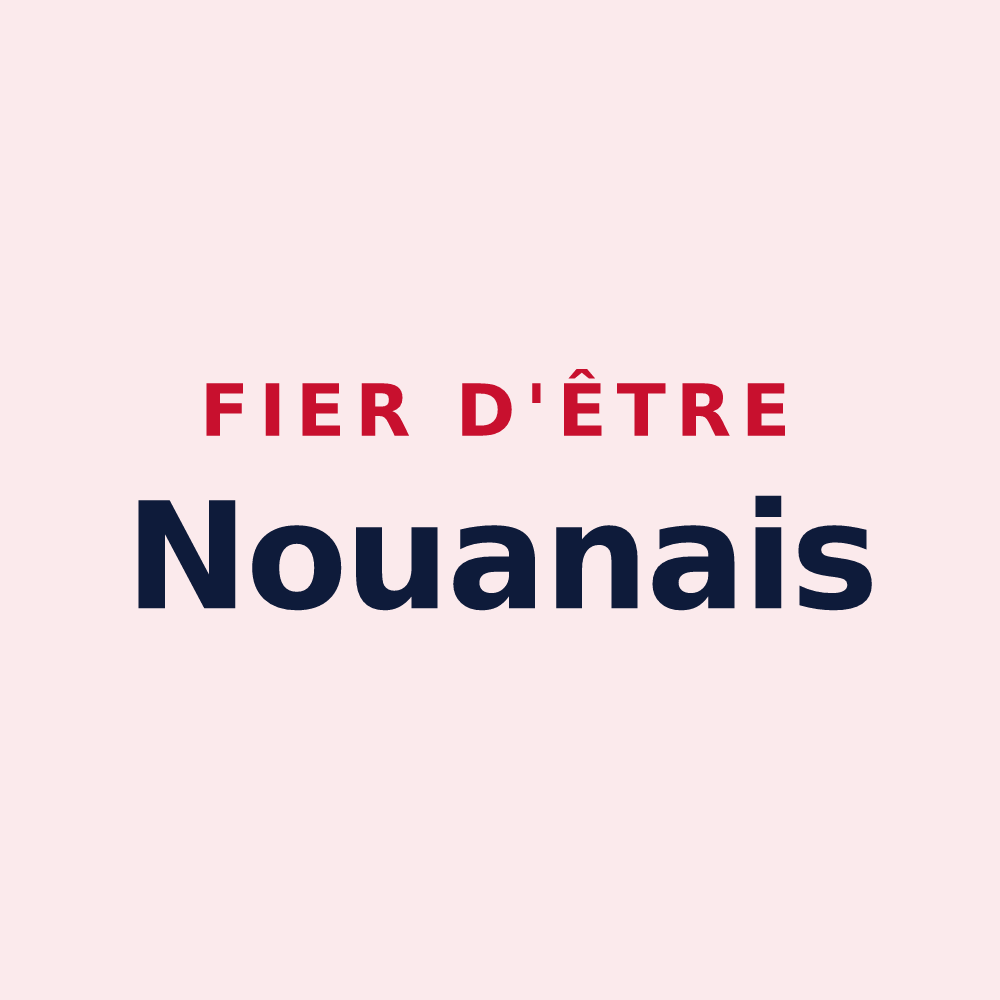 Magnet « Fier d'être Nouanais » — design pour Nouans-les-Fontaines
