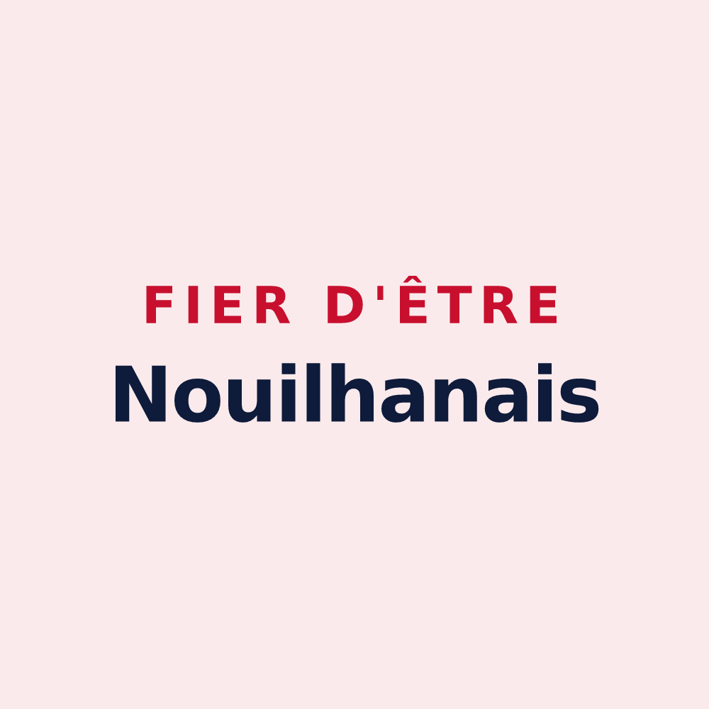 Magnet « Fier d'être Nouilhanais » — design pour Nouilhan
