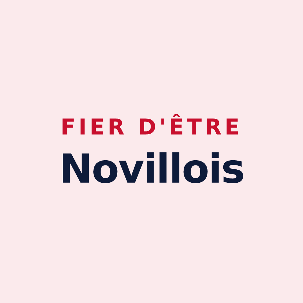 Magnet « Fier d'être Novillois » — design pour Nouilly