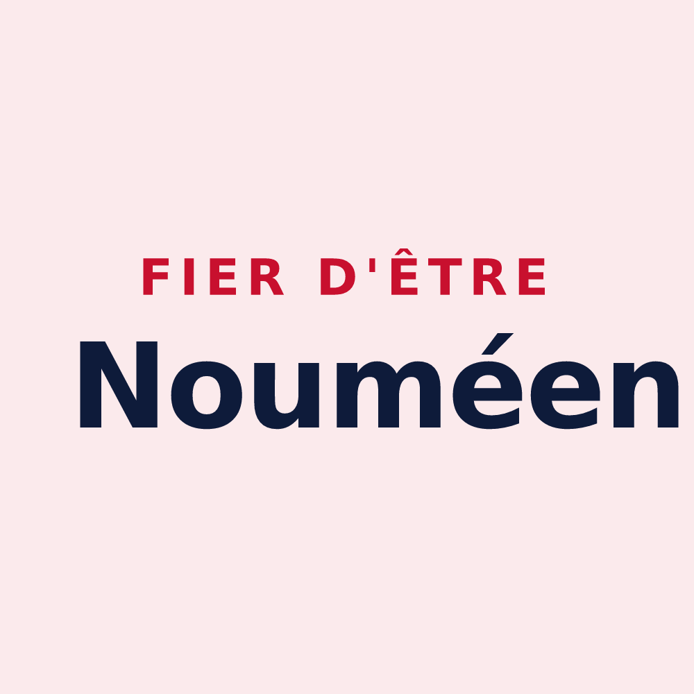 Magnet « Fier d'être Nouméen » — design pour Nouméa