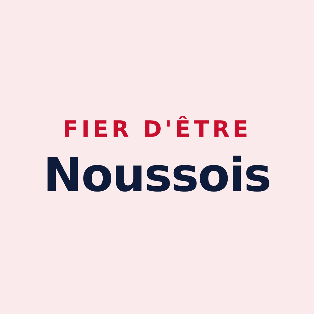 Magnet « Fier d'être Noussois » — design pour Nousse