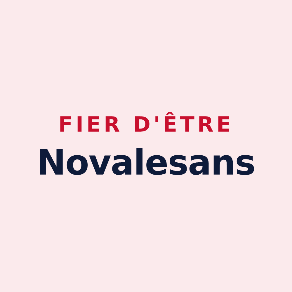 Magnet « Fier d'être Novalesans » — design pour Novalaise
