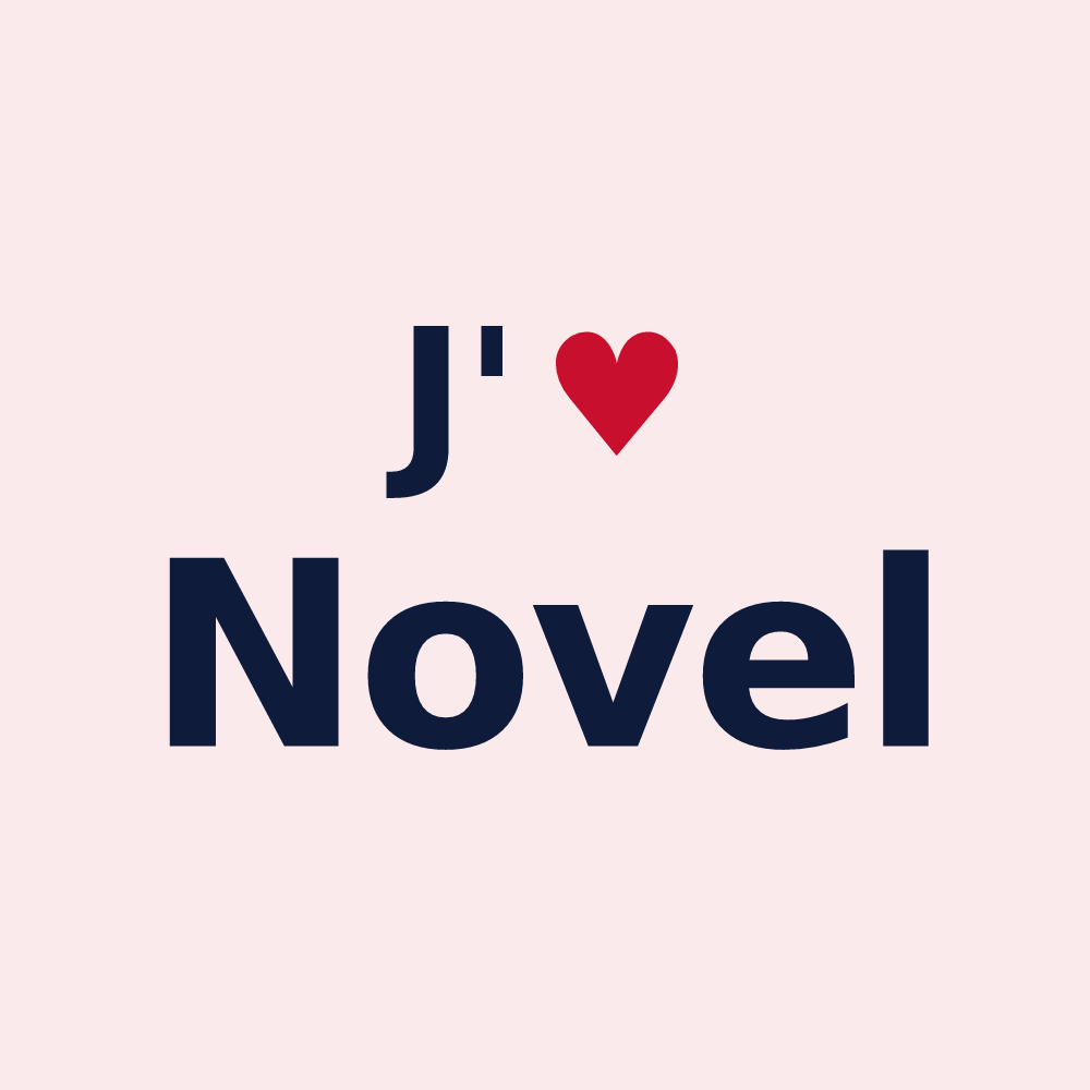 Magnet personnalisé Novel — design J'aime Novel