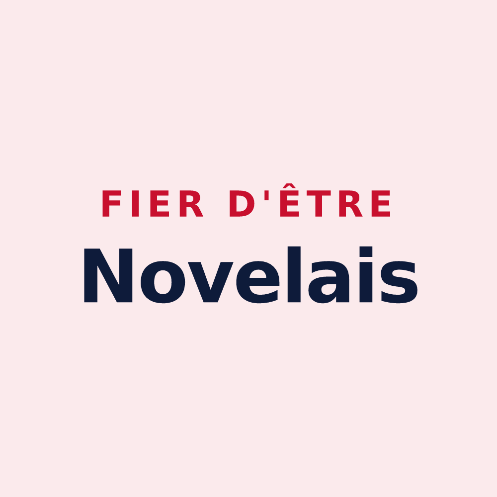Magnet « Fier d'être Novelais » — design pour Novillard