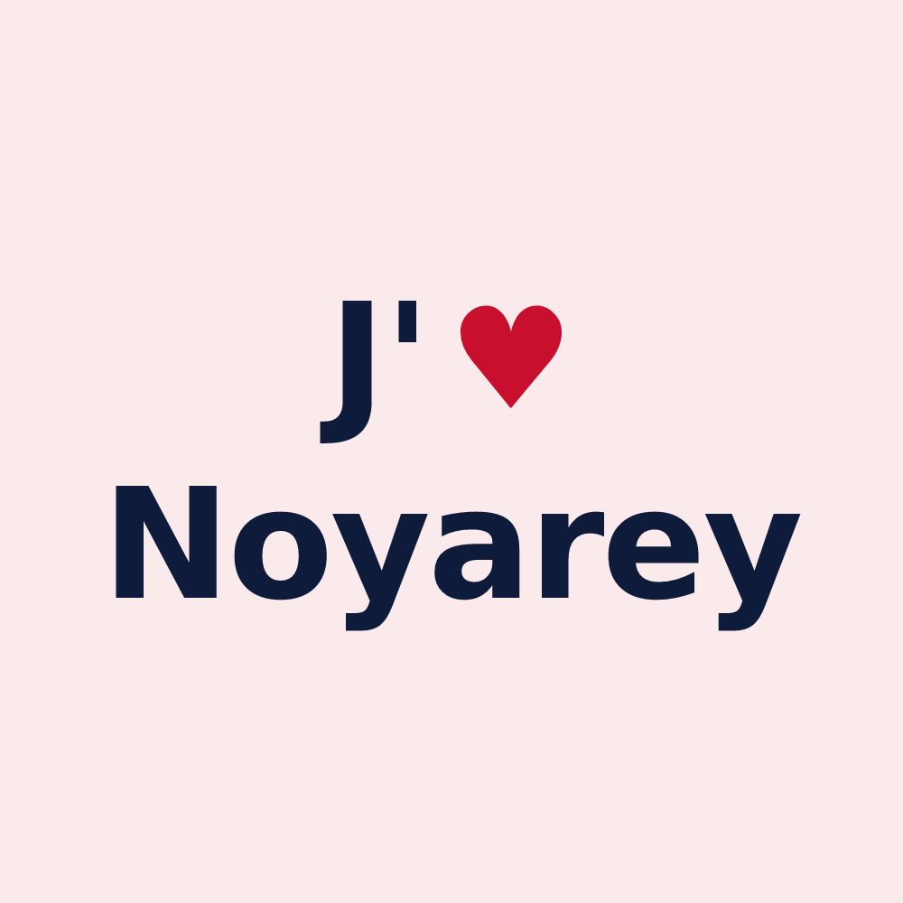 Magnet personnalisé Noyarey — design J'aime Noyarey