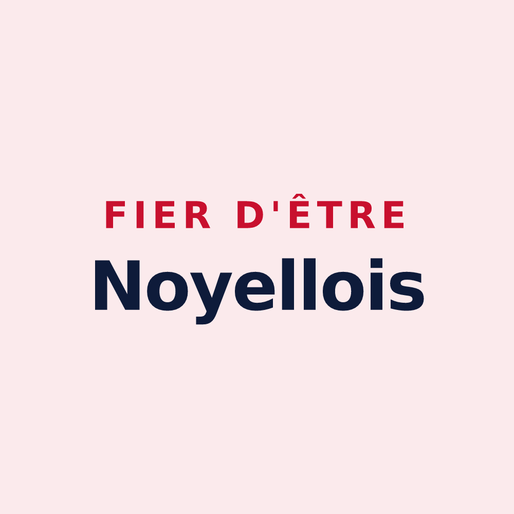 Magnet « Fier d'être Noyellois » — design pour Noyelles-sous-Bellonne