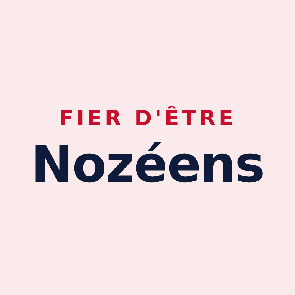 Magnet « Fier d'être Nozéens » — design pour Nozay