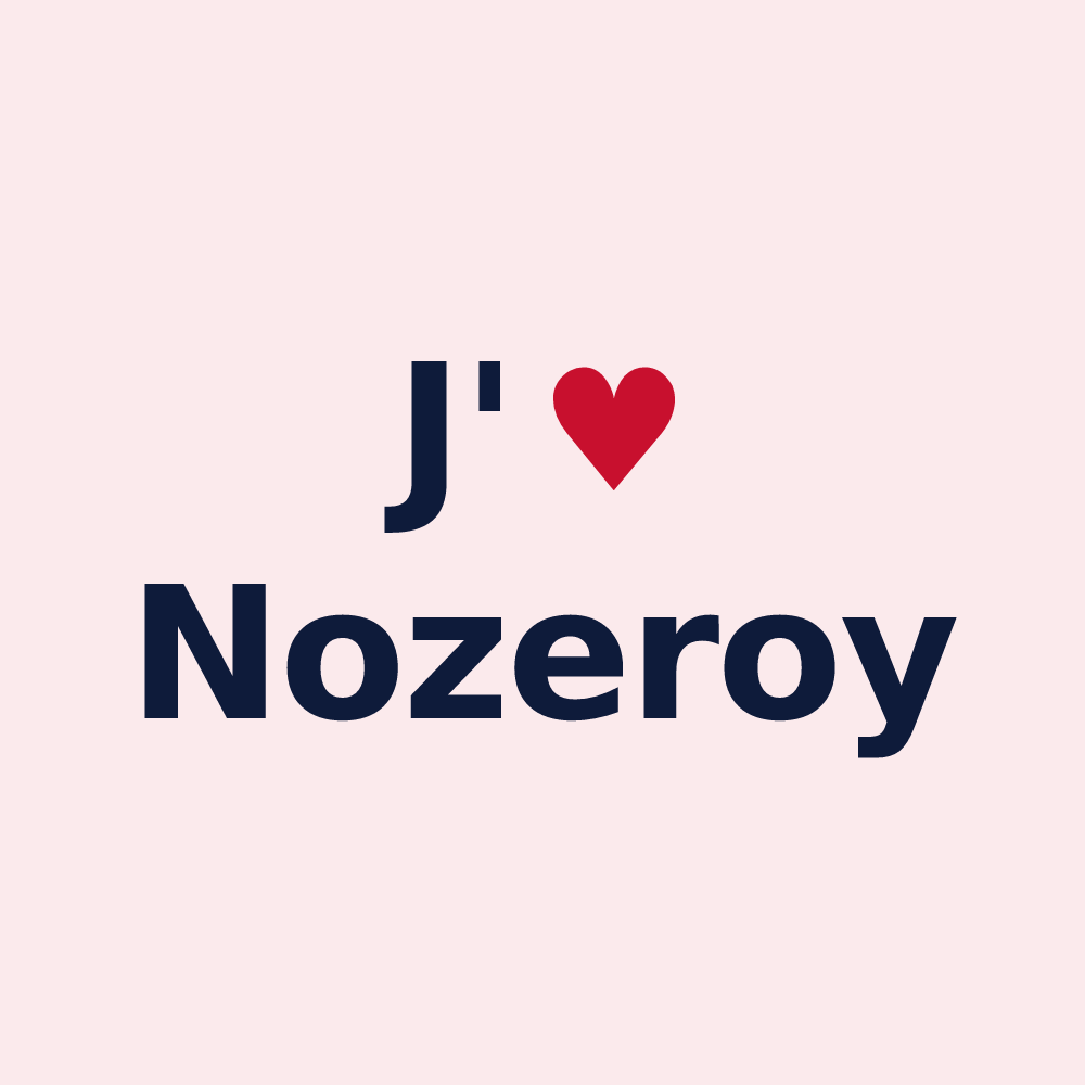 Magnet personnalisé Nozeroy — design J'aime Nozeroy