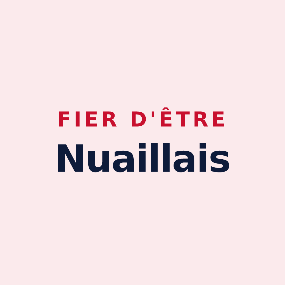 Magnet « Fier d'être Nuaillais » — design pour Nuaillé