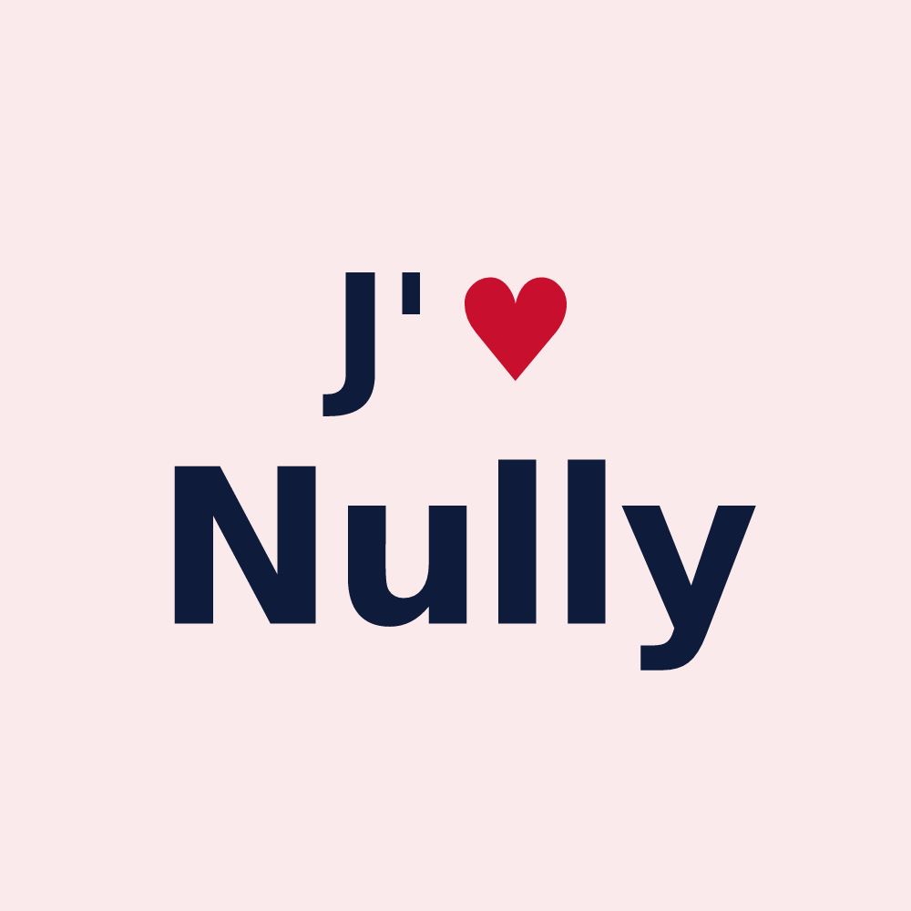 Magnet personnalisé Nully — design « J'aime Nully » imprimé sur le magnet