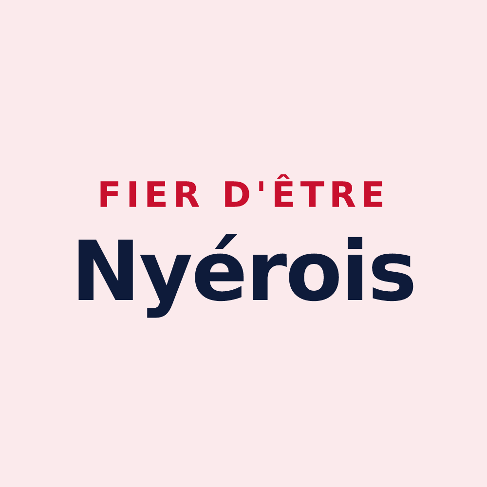 Magnet « Fier d'être Nyérois » — design pour Nyer