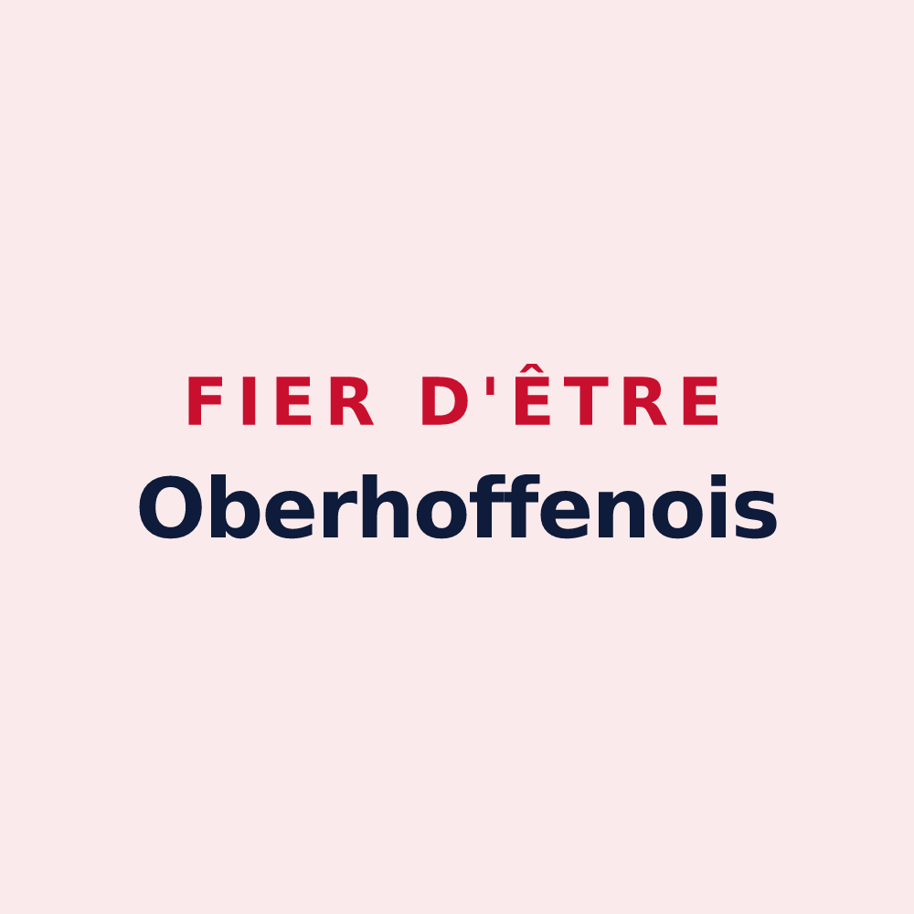 Magnet « Fier d'être Oberhoffenois » — design pour Oberhoffen-sur-Moder