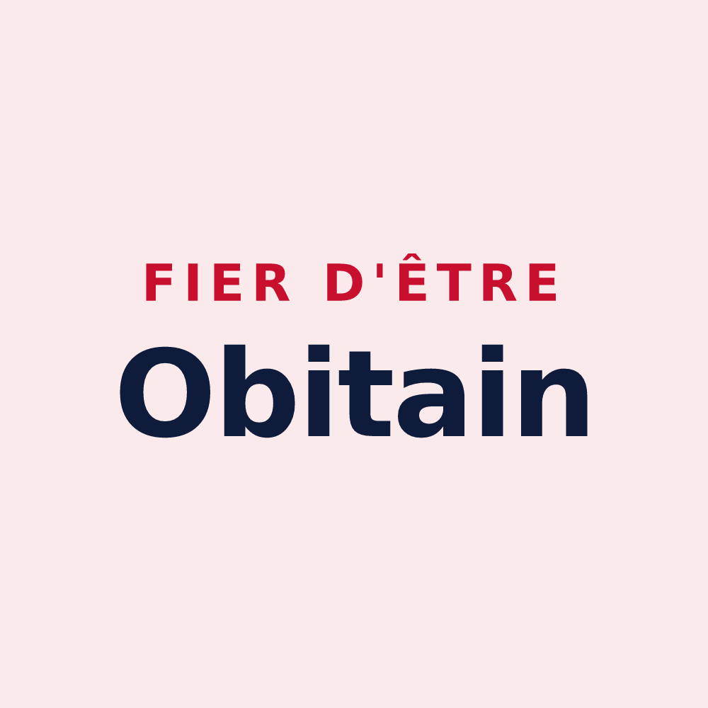 Magnet « Fier d'être Obitain » — design pour Obies