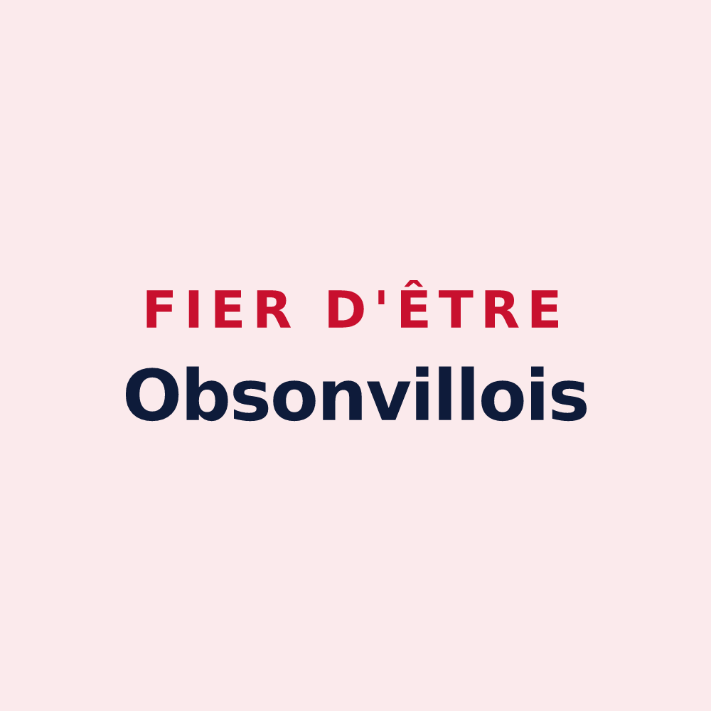 Magnet « Fier d'être Obsonvillois » — design pour Obsonville