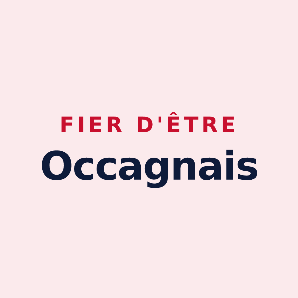 Magnet « Fier d'être Occagnais » — design pour Occagnes