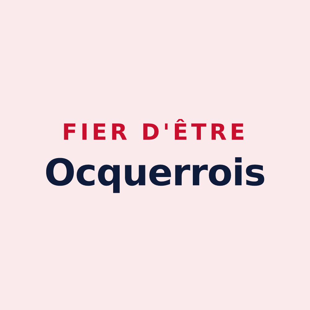 Magnet « Fier d'être Ocquerrois » — design pour Ocquerre