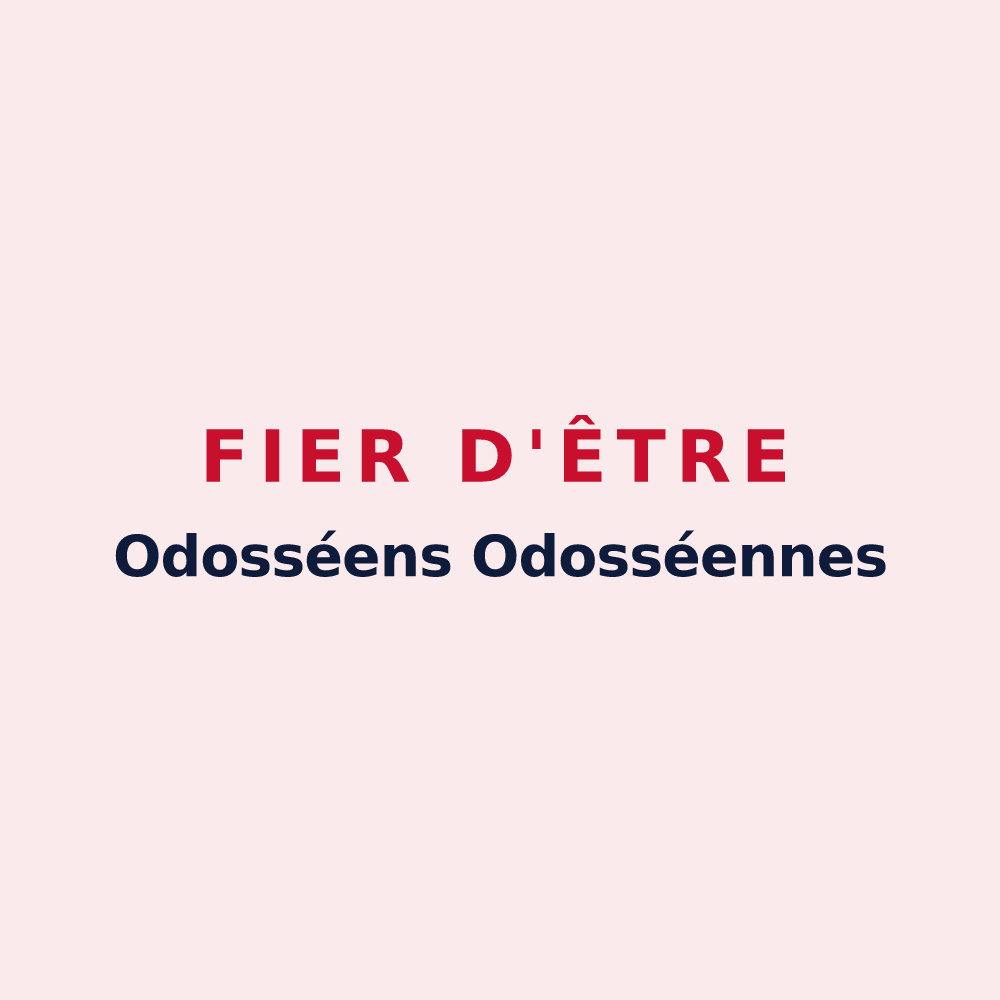 Magnet « Fier d'être Odosséens Odosséennes » — design pour Odos
