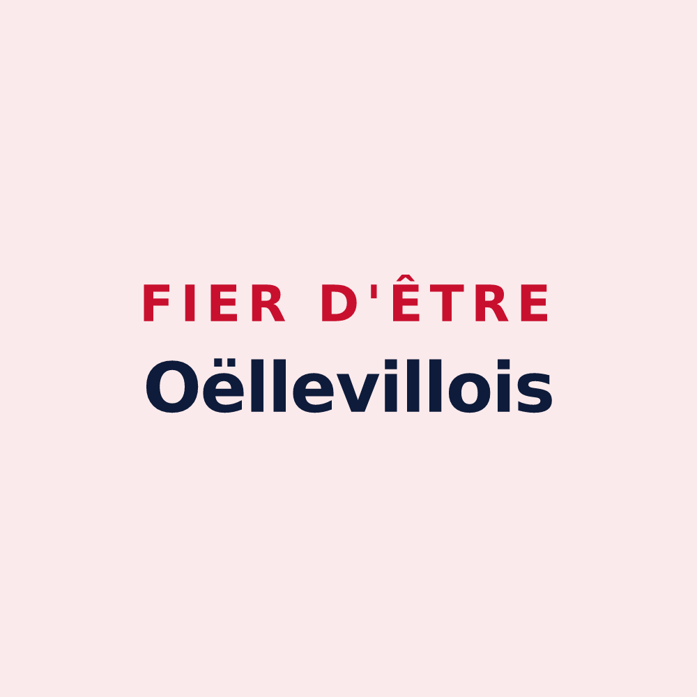 Magnet « Fier d'être Oëllevillois » — design pour Oëlleville