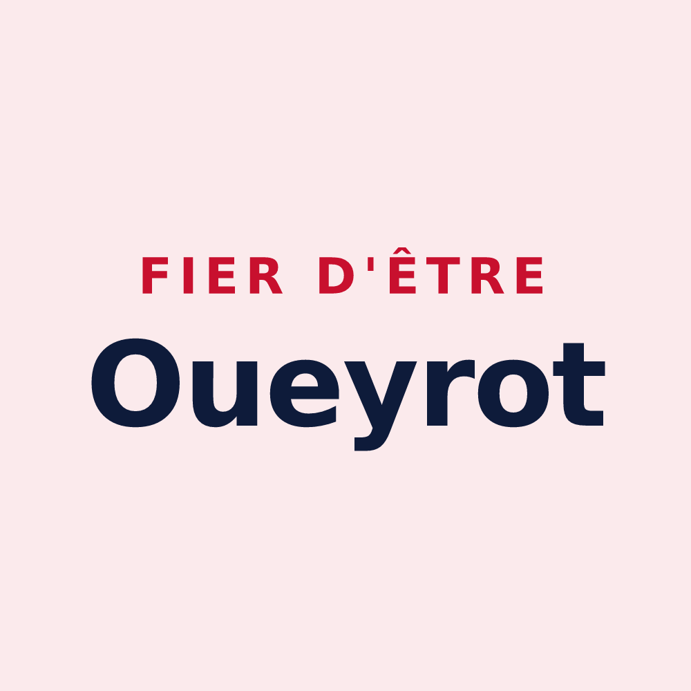 Magnet « Fier d'être Oueyrot » — design pour Oeyregave
