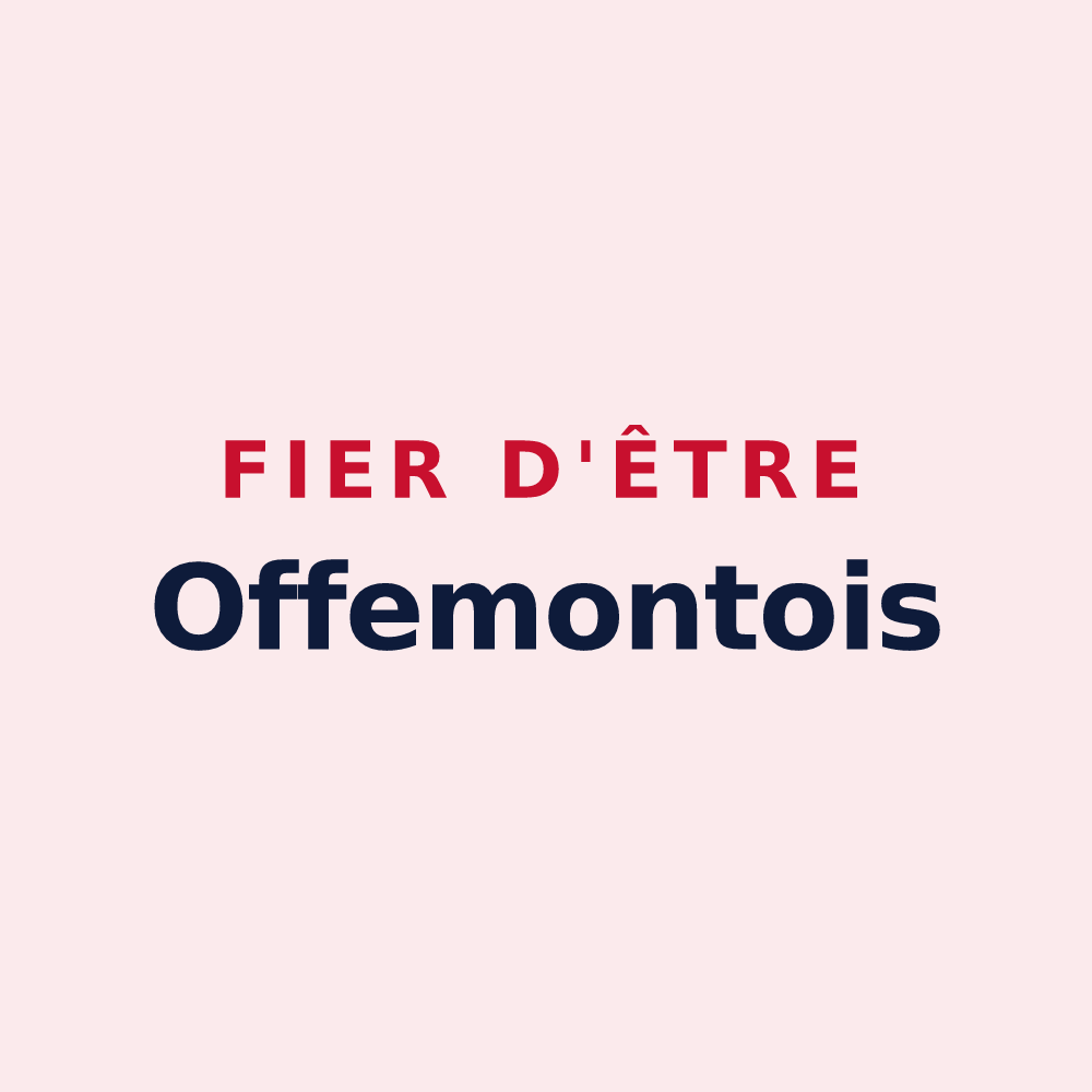 Magnet « Fier d'être Offemontois » — design pour Offemont