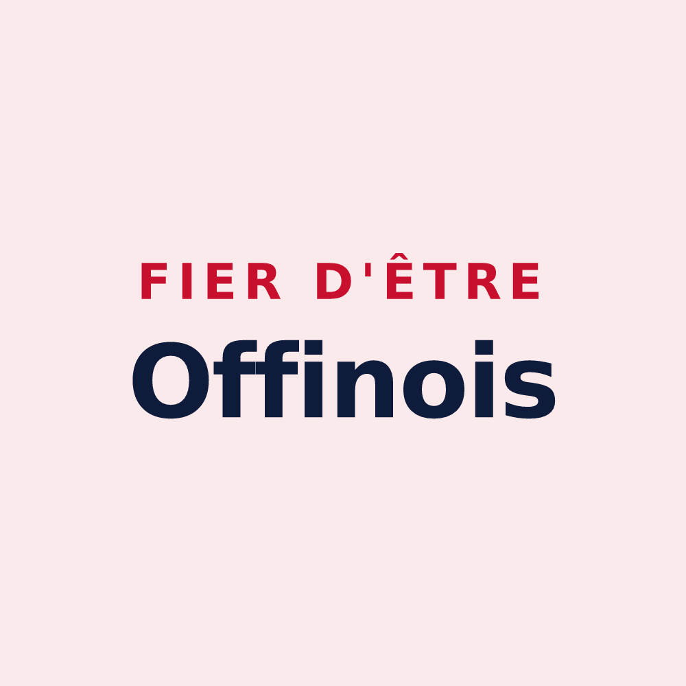 Magnet « Fier d'être Offinois » — design pour Offin