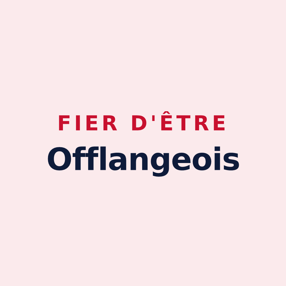 Magnet « Fier d'être Offlangeois » — design pour Offlanges