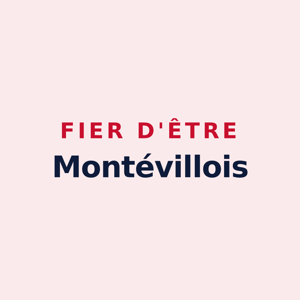 Magnet « Fier d'être Montévillois » — design pour Ogy-Montoy-Flanville