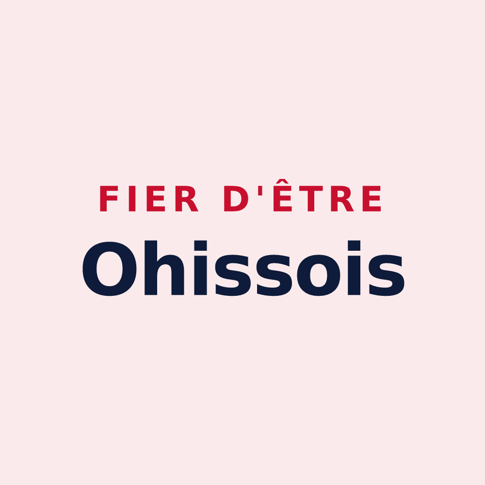 Magnet « Fier d'être Ohissois » — design pour Ohis