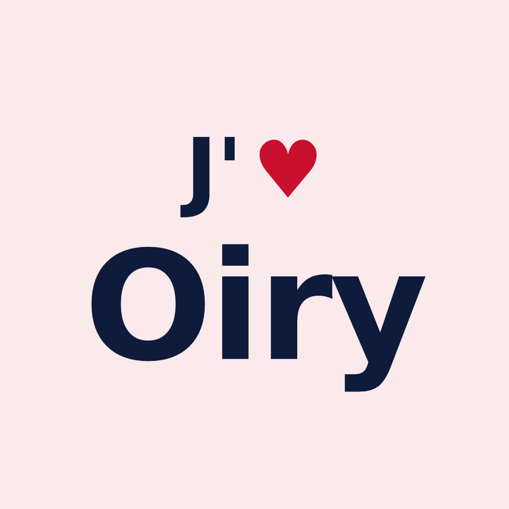 Magnet personnalisé Oiry — design J'aime Oiry