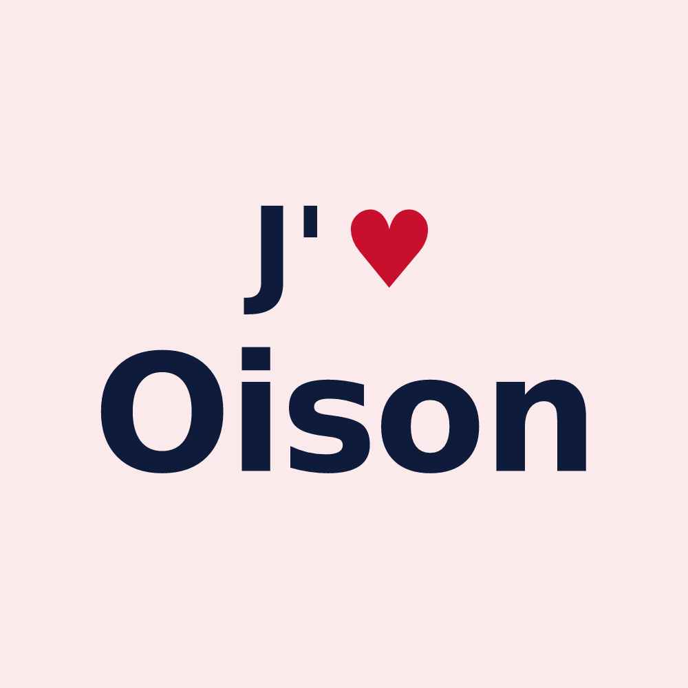 Magnet personnalisé Oison — design J'aime Oison