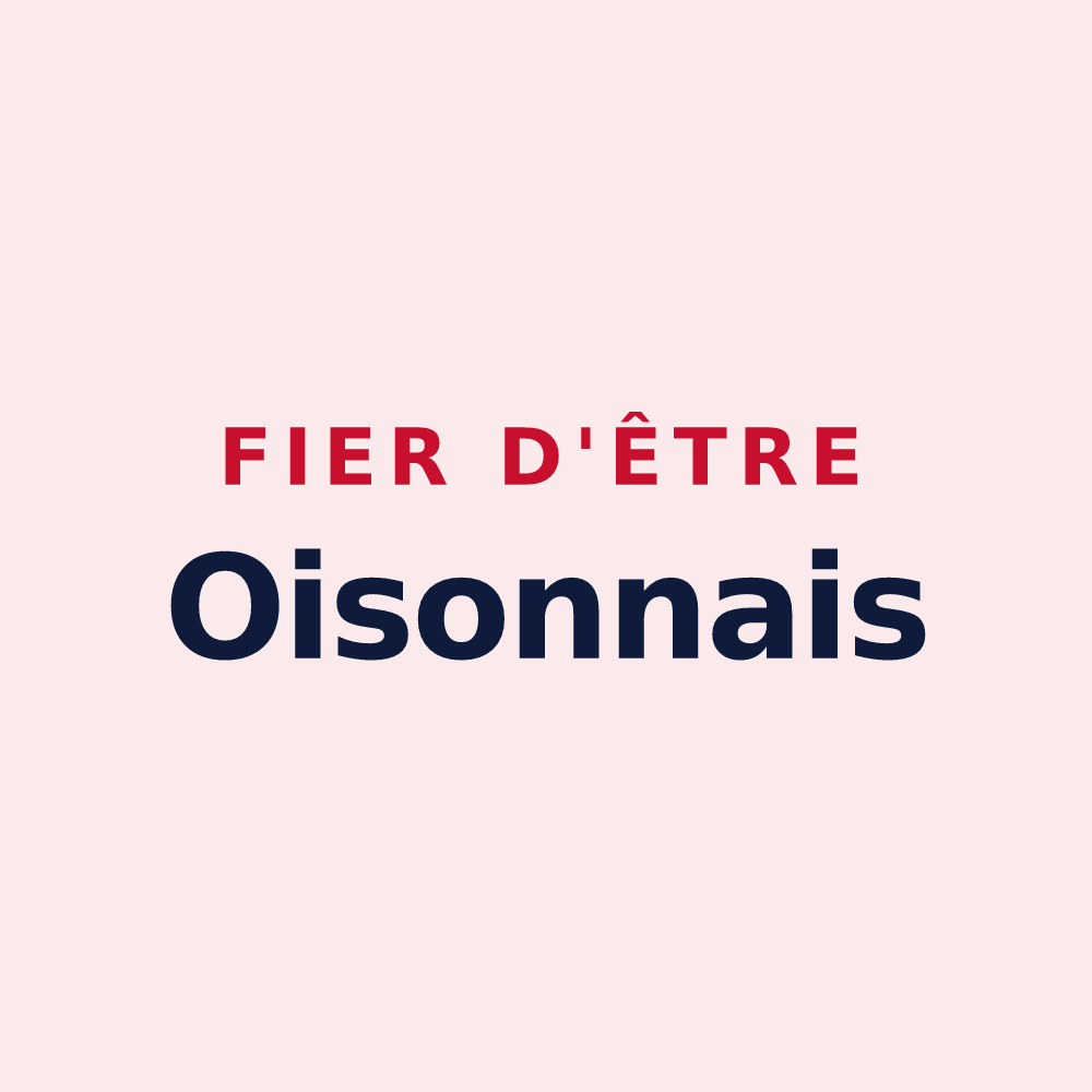 Magnet « Fier d'être Oisonnais » — design pour Oison