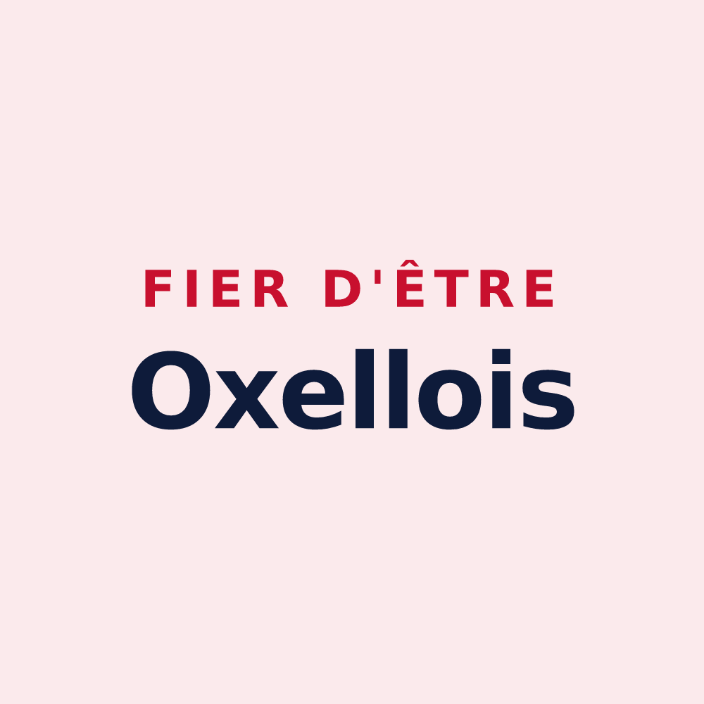 Magnet « Fier d'être Oxellois » — design pour Oisseau-le-Petit