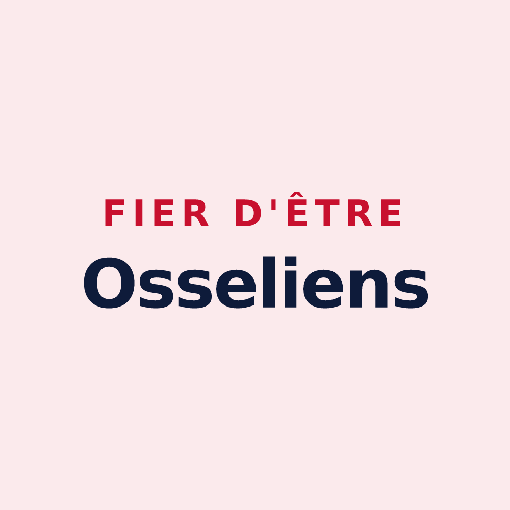 Magnet « Fier d'être Osseliens » — design pour Oissel-sur-Seine