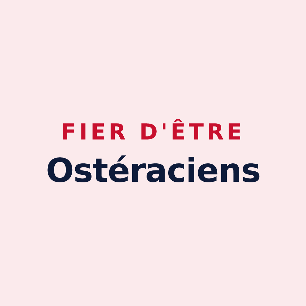 Magnet « Fier d'être Ostéraciens » — design pour Oissery