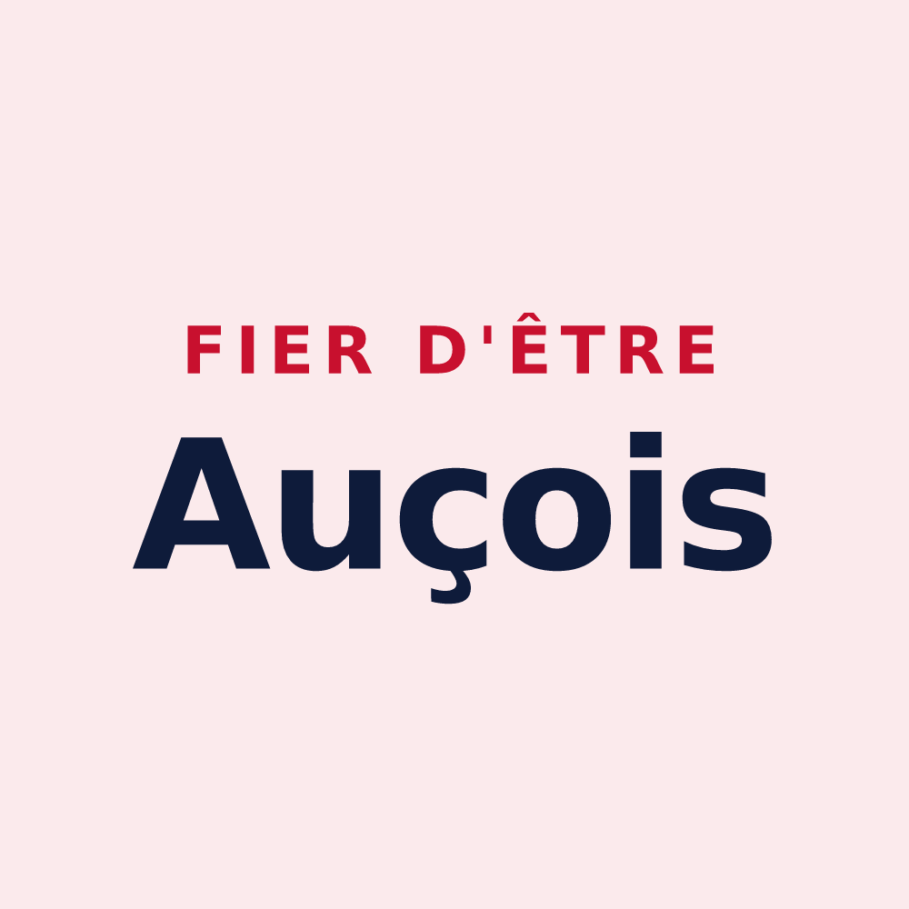 Magnet « Fier d'être Auçois » — design pour Oisy