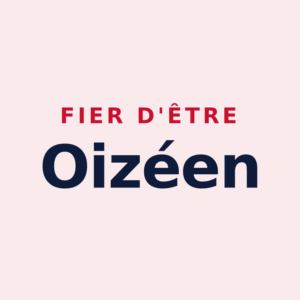 Magnet « Fier d'être Oizéen » — design pour Oizé