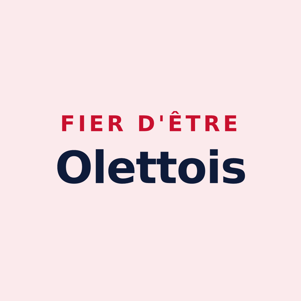 Magnet « Fier d'être Olettois » — design pour Olette