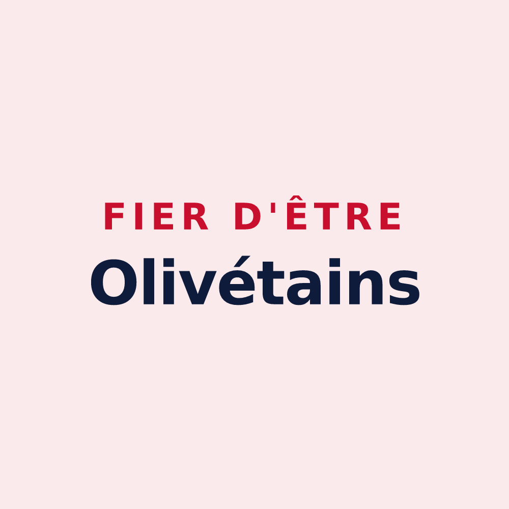 Magnet « Fier d'être Olivétains » — design pour Olivet